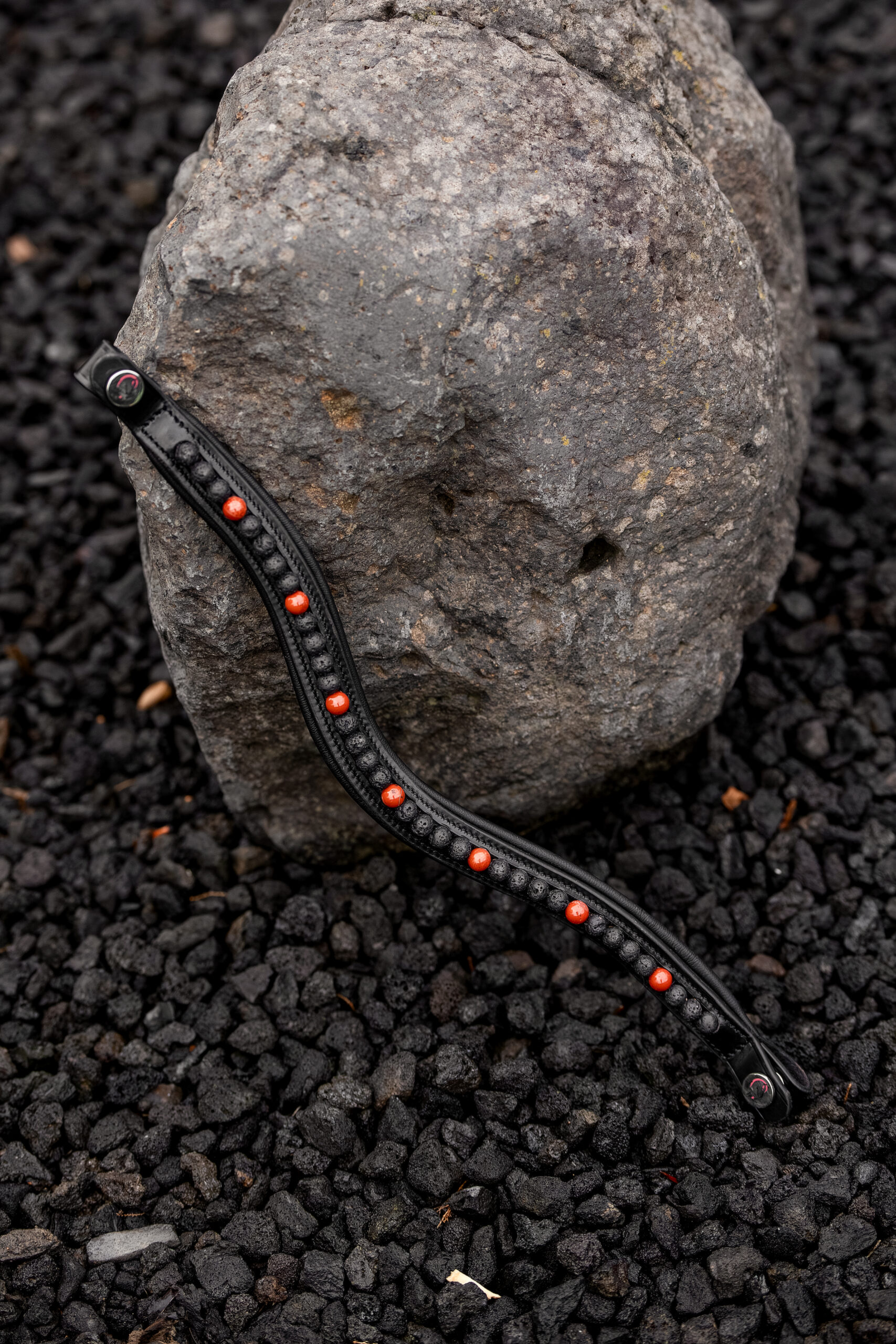 Fjola, Stinriremen Lava, Feuerrot, anatomische Trense